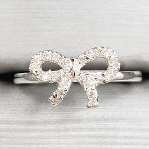 Silver Bow Ring